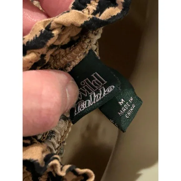 Zebra Print LS Top - M - Picture 4 of 4